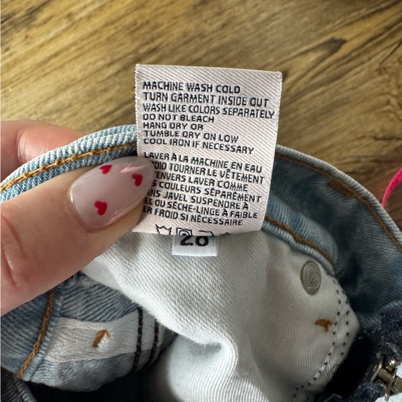 Revice Denim Yin Yang Two Tone Crop Jeans Size 28 - Picture 15 of 16